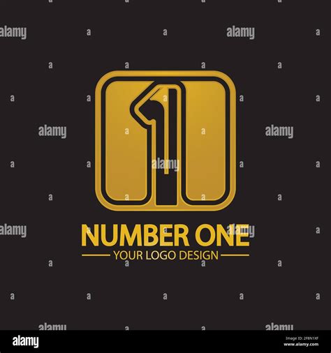 Number 1 Logo Vector Icon Design Template Stock Vector Image And Art Alamy