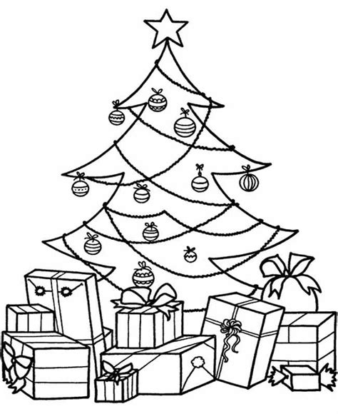 Https://techalive.net/coloring Page/easy Christmas Present Coloring Pages