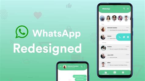 Whatsapp Redesigned Concept Video Youtube