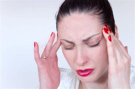 Causes Of Migraines Stock Photo Image Of Headache Woman 29750670