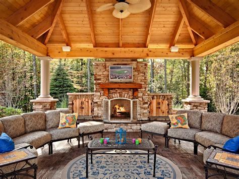 Essentials For Creating A Beautiful Outdoor Room Outdoor Fireplace