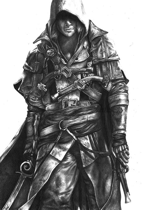 Assassins Creed Pencil Art Behance