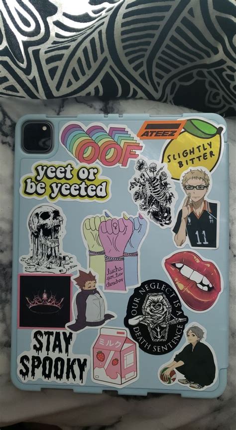 I Pad Case With Stickers In 2021 Ipad Case Stickers Creative Iphone