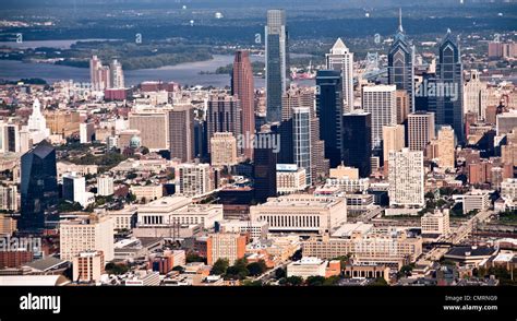Aerial View Of Philadelphia Stock Photo Alamy