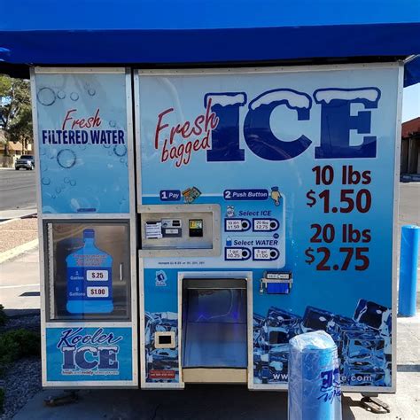 Kooler Ice And Water Vending Machine Ice Supplier In Las Vegas