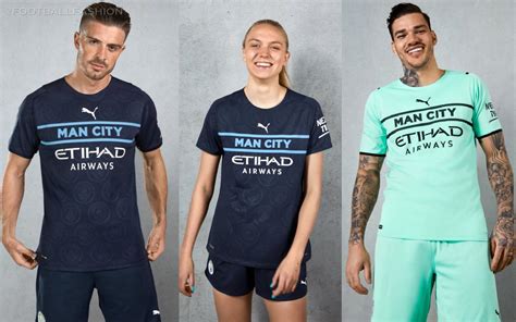Manchester City 202122 Puma Third Kit Football Fashion