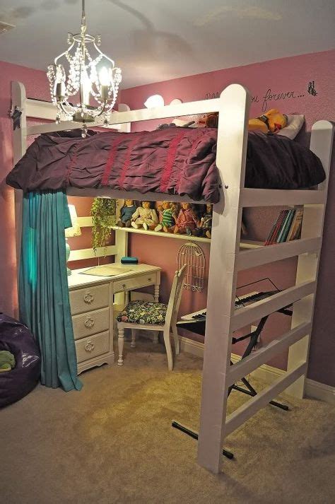 29 Bedroom Makeovers With A Loft Bed Ideas Bedroom Makeover Loft Bed