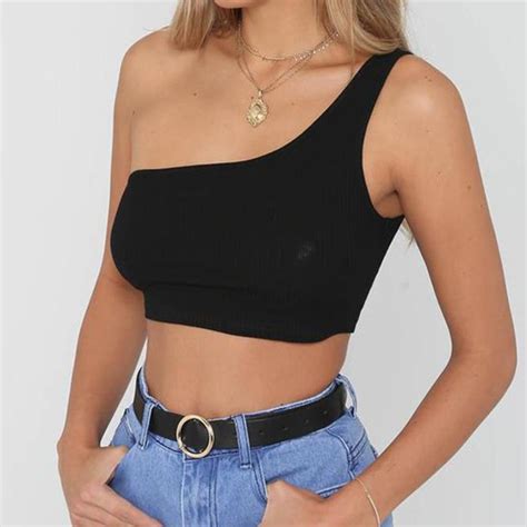 buy crop tops women 2018 sexy vest fashion blouse camisole cotton sleeveless t