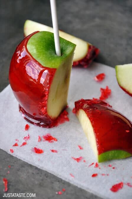 Just A Taste Easy Homemade Candy Apples