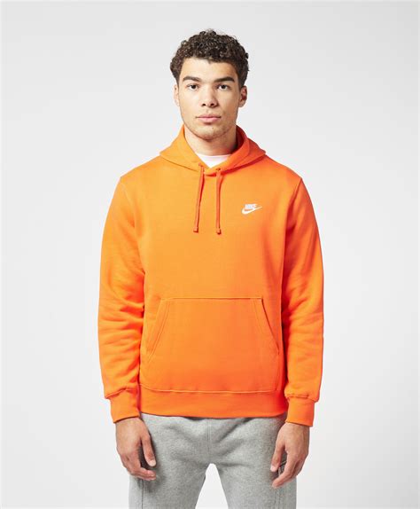 Nike Foundation Overhead Hoodie In Orange For Men Lyst