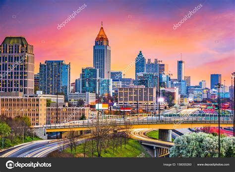 Atlanta Georgia Usa Skyline Stock Photo By ©sepavone 158055260