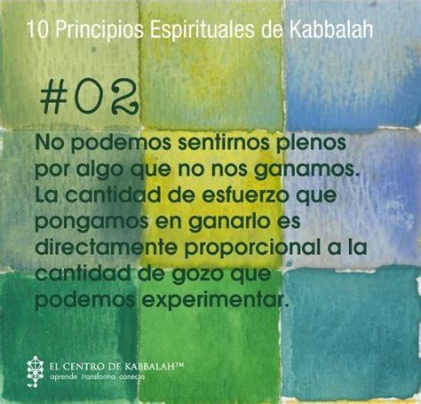 10 Principios Espirituales De Kabbalah Frases Kabbalah Great Meaning