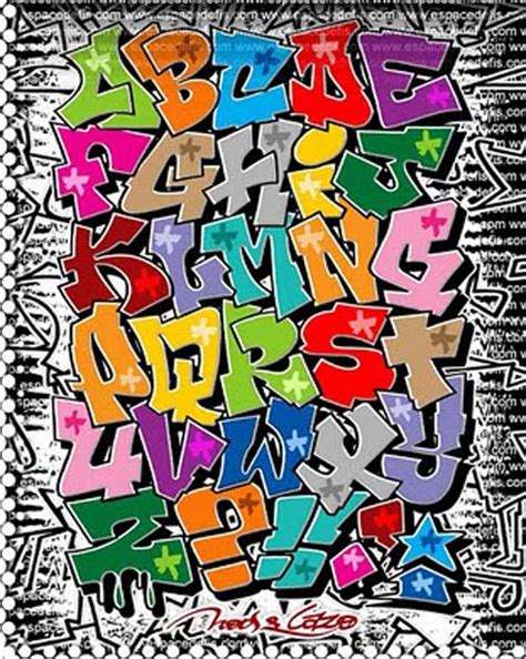 Grafiti New Most Colorful Graffiti Graffiti Alphabet Graphic Design