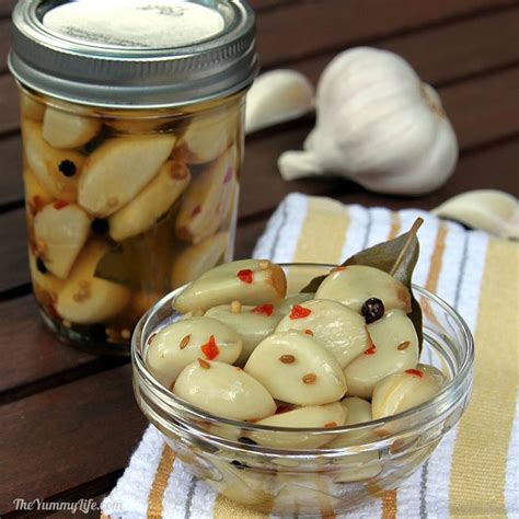 Easy Pickled Garlic For Refrigerating Or Canning