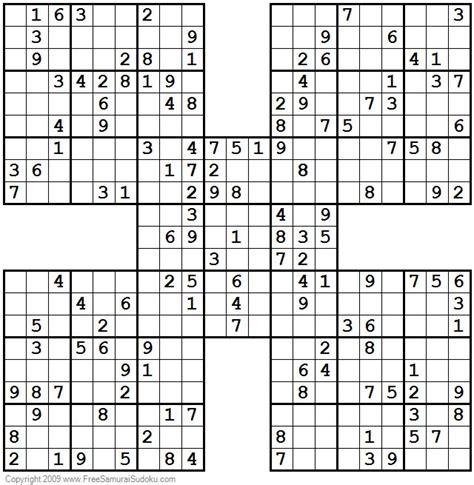1001 Hard Samurai Sudoku Puzzles Sudoku Puzzles Sudoku Multi Sudoku