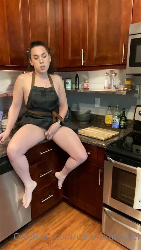 sexy shemale in the kitchen
