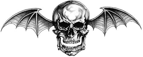Avenged Sevenfold Logo "Deathbat" Tattoo By Lightsinaugust png image