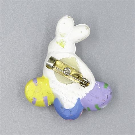 Bunny With Easter Eggs Pin By Easter Unlimited