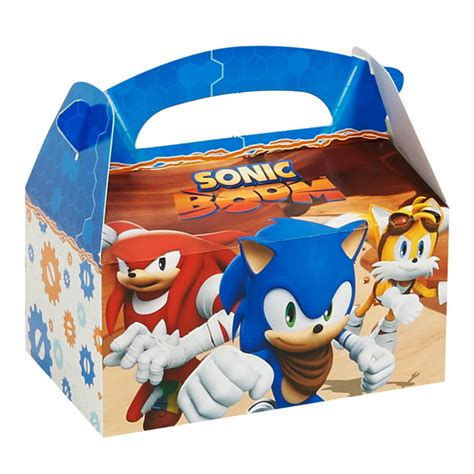 Sonic Boom Sonic The Hedgehog Party Supplies 4 Pack Favor Box Walmart