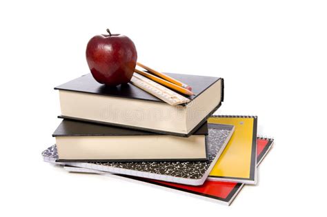 To read ibooks on pc/mac, you need to make ibooks convertable. School Books with Apple stock image. Image of apple, color ...