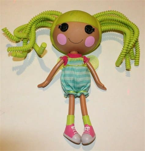 sold lalaloopsy 12 green hair girl doll pix e flutters doll with wings lalaloopsy green