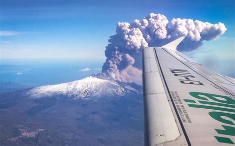 Its base has a circumference of about 93 miles (150 km). Italy - Etna Volcanic Eruption Closes Sicily Airspace (Video)