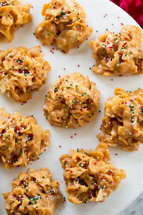 Then, place cookies into a tin or plastic container with wax paper between each layer. Cornflake Cookies (Easy No Bake Recipe!) - Cooking Classy