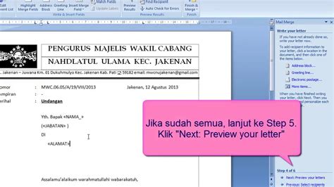 Check spelling or type a new query. CARA MEMBUAT MAIL MERGE MS WORD - YouTube