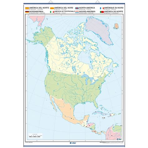 Mapa Politico De America Del Norte Para Escolares Images