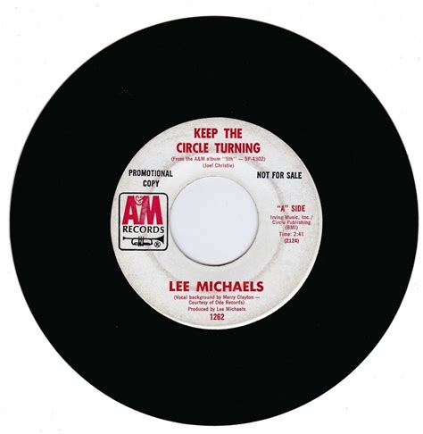 Lee Michaels Keep The Circle Turning Do You Know What I Mean Oldies