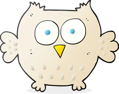Cartoon Happy Owl 12297338 Vector Art At Vecteezy
