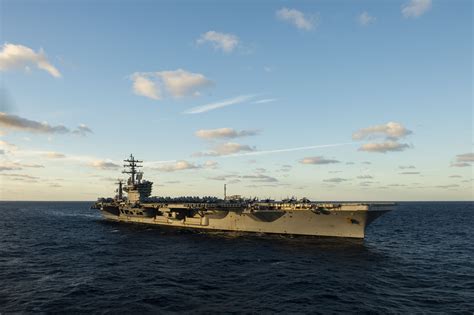 Carrier Uss Dwight D Eisenhower Operating In Red Sea Johns Navy And