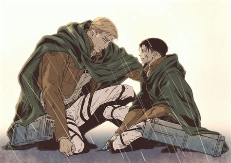 erwin and levi artist tkjn821 Теневые картинки Атаке титанов Милые рисунки