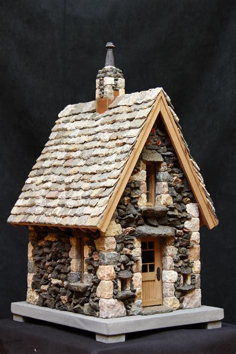 Miniature Stone Cottage Stone Cottage Miniature House Cardboard House