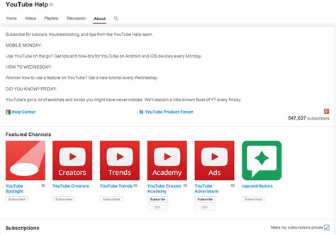 How to customize youtube's featured channels section 2021 update. Youtube api get the channels from the Featured channels ...