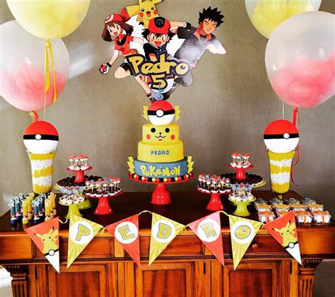 101 Fiestas 10 Ideas Para Decorar Tu Mesa De Dulces De Pokémon Go