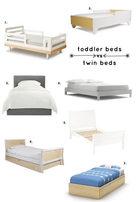 As #1 says, a 'twin' most often means two beds. Toddler bed or twin bed - A Girl Named PJ