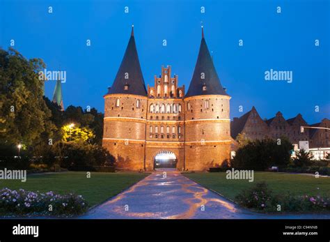 Holstentor Town Gate Hanseatic City Of Luebeck World Heritage Site