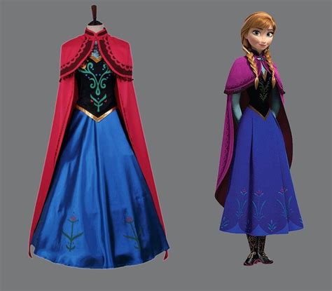 Frozen 2 Costume Anna Iconic Dress Disney Princess Costume Etsy Uk