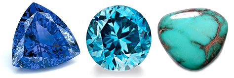 Tanzanite Blue Zircon Turquoise December Birthstone Grants Jewelry