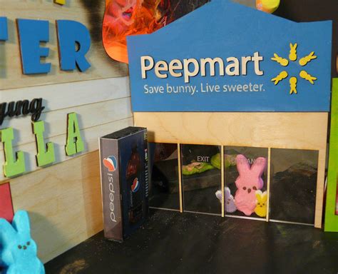 Peepmart Part Of Easter Peeps Diorama Contest Entry Peepzilla