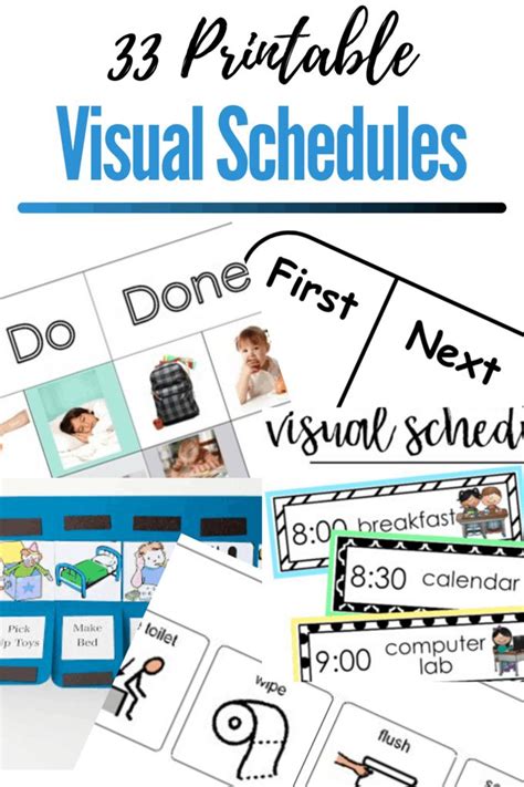 Our daily routine does not change often . 33 Printable Visual/Picture Schedules for Home/Daily ...