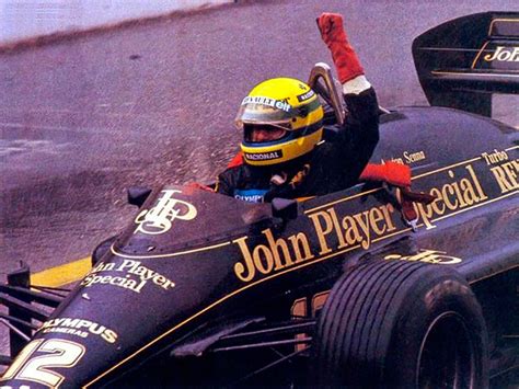 VÍDEO anos atrás Ayrton Senna conquistava sua primeira vitória na F