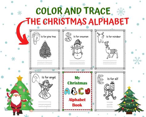 Free Christmas Alphabet Worksheets For Kindergarten One Perfectly