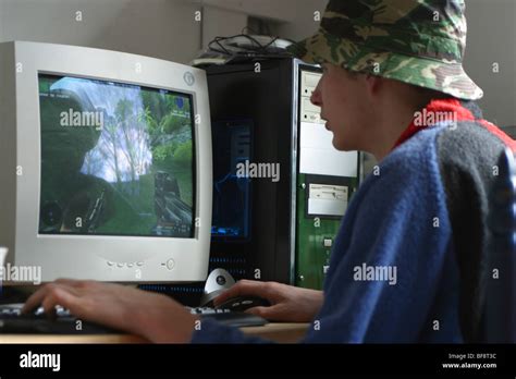 Teen Males Computer Game Hi Res Stock Photography And Images Alamy