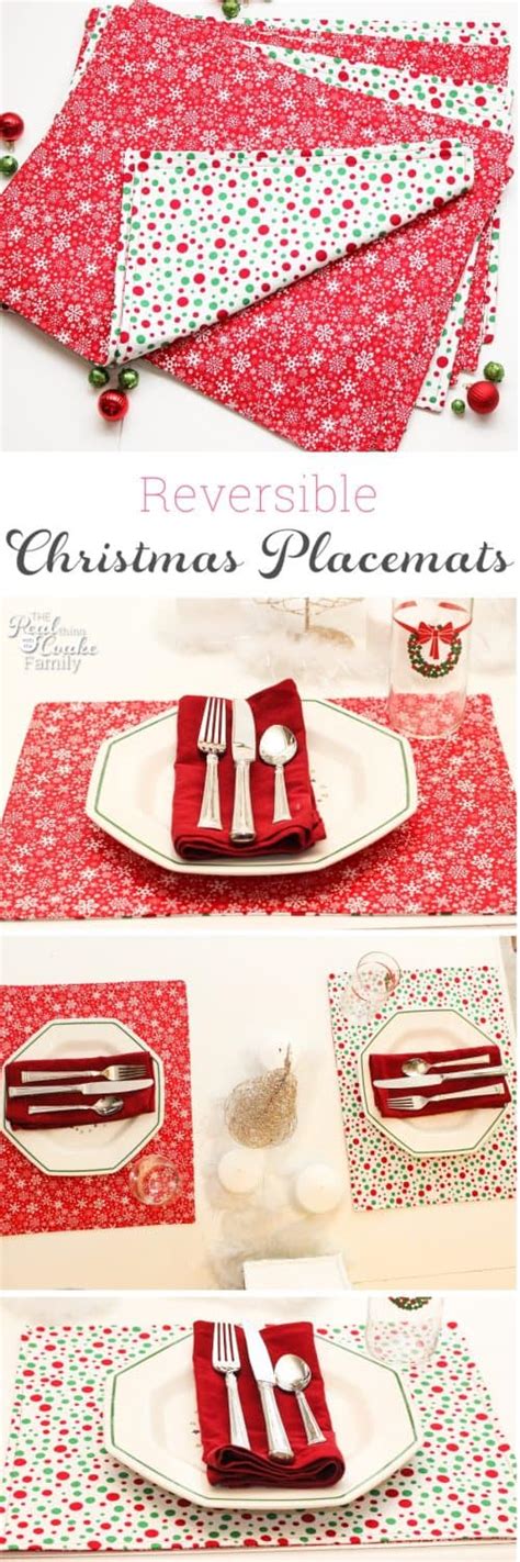 May 20, 2021 · make the food and set the table—it's time to have a special meal! How to make Reversible Christmas placemats - Tutorial