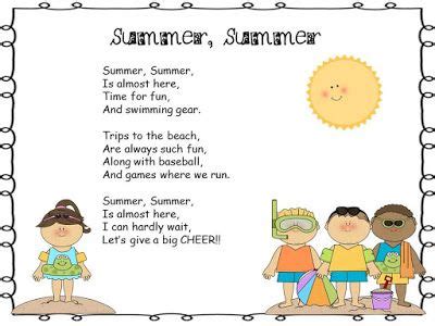 Unit 1 bridge poem class 2 english balbharati. Short Poems About Summer | To get your copy, just click on ...