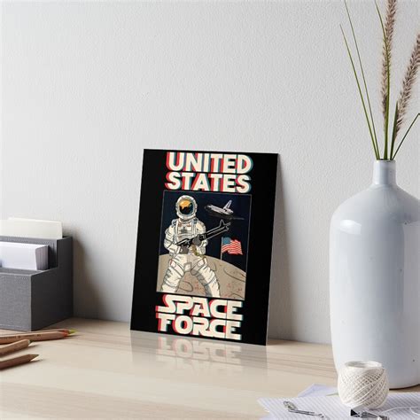United States Space Force Logo Art Board Print By Foif Redbubble