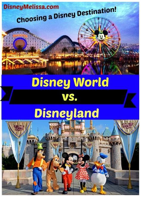 Disneyland Vs Disney World Choosing A Disney Destination Disneyland