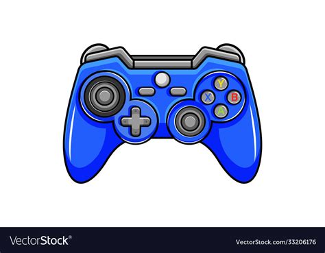 Game Controller Icon Isolated Digital Gamepad Vector Image